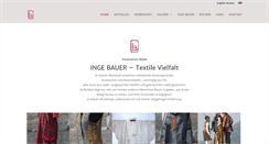 Desktop Screenshot of ibtextiles.de